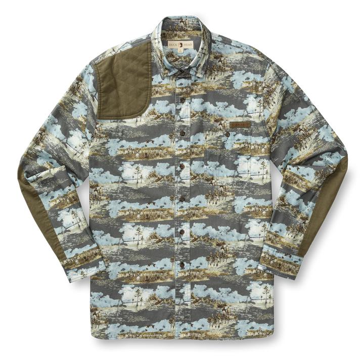 Duck Head Woodland Shooting Shirt: Sedona Sage