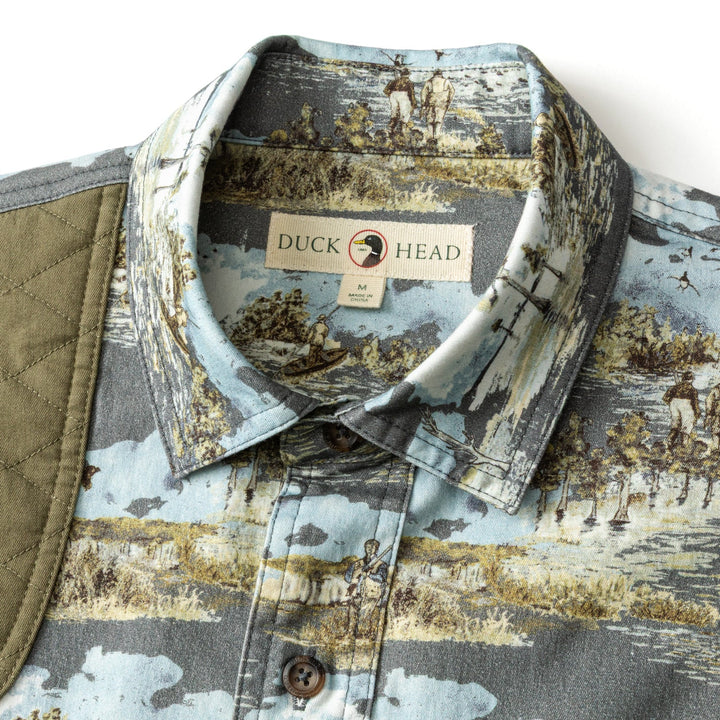 Duck Head Woodland Shooting Shirt: Sedona Sage