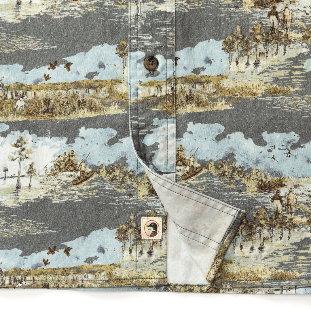 Duck Head Woodland Shooting Shirt: Sedona Sage
