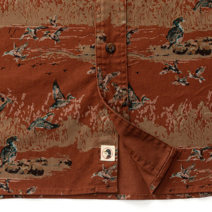 Duck Head Woodland Shooting Shirt: Saddle Brown
