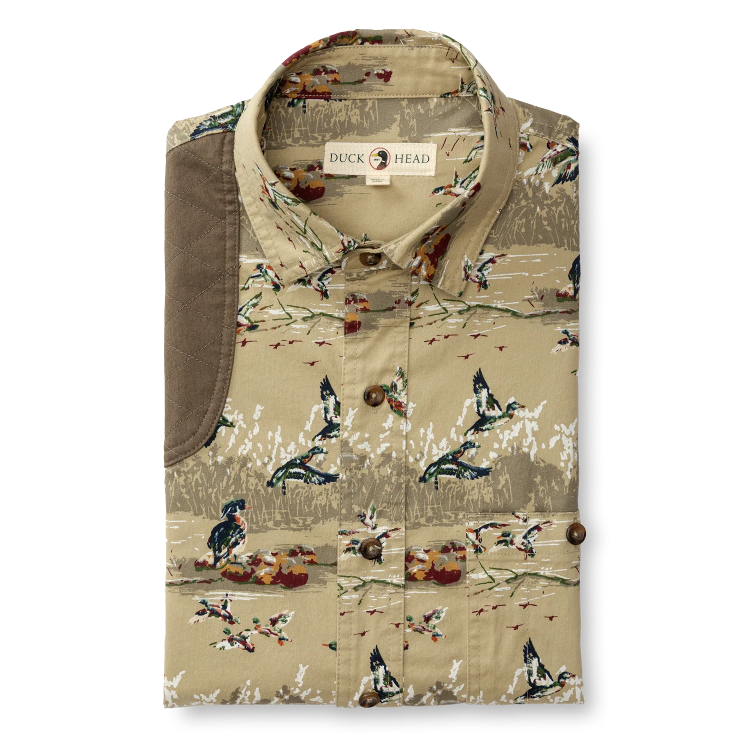 Duck Head Woodland Shooting Shirt: Khaki Print – Craig Reagin