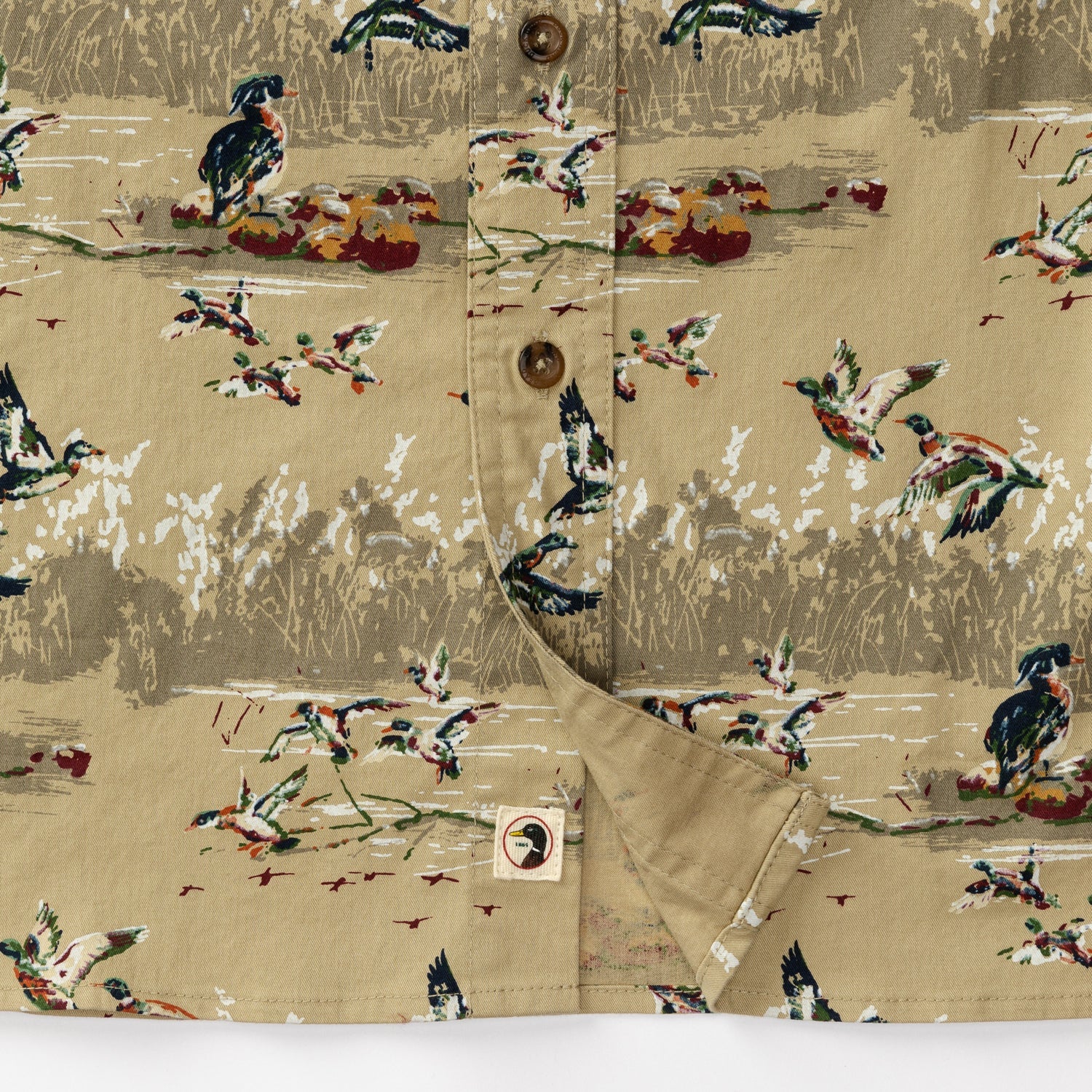 Duck Head Woodland Shooting Shirt: Khaki Print – Craig Reagin