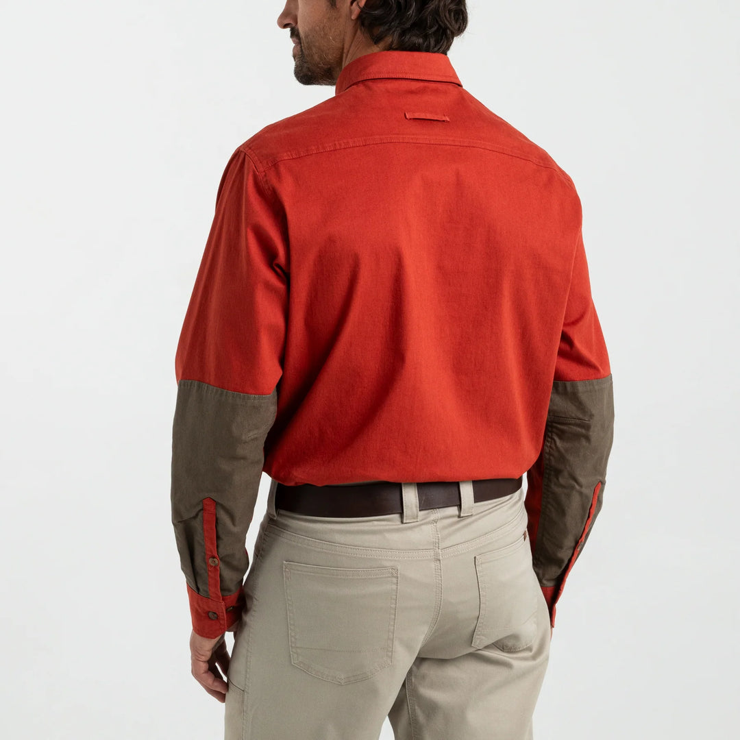 Duck Head Woodland Shooting Shirt: Red Ochre