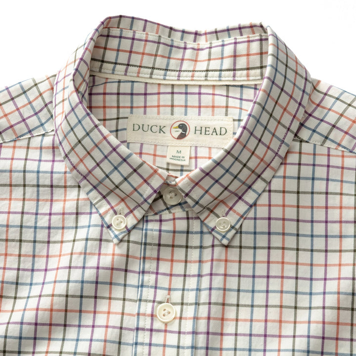 Duck Head Cotton Twill Sport Shirt: Weathered Rose