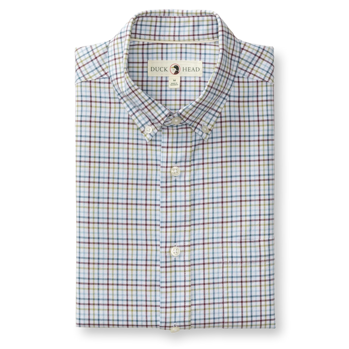 Duck Head Cotton Oxford Sport Shirt: Fig