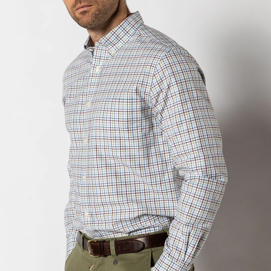 Duck Head Cotton Oxford Sport Shirt: Fig