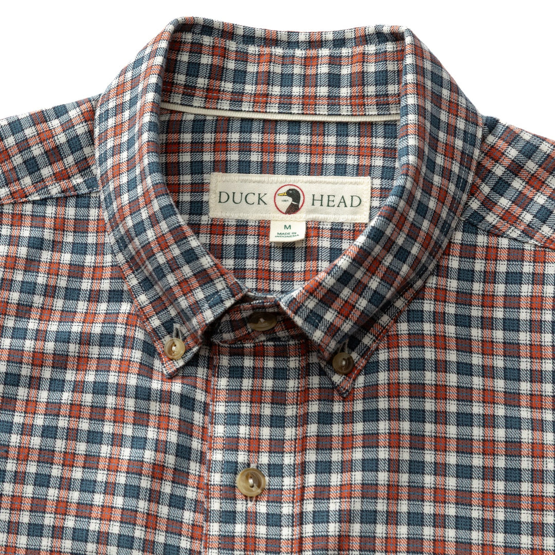 Duck Head Cotton Wool Sport Shirt: Stormy Teal
