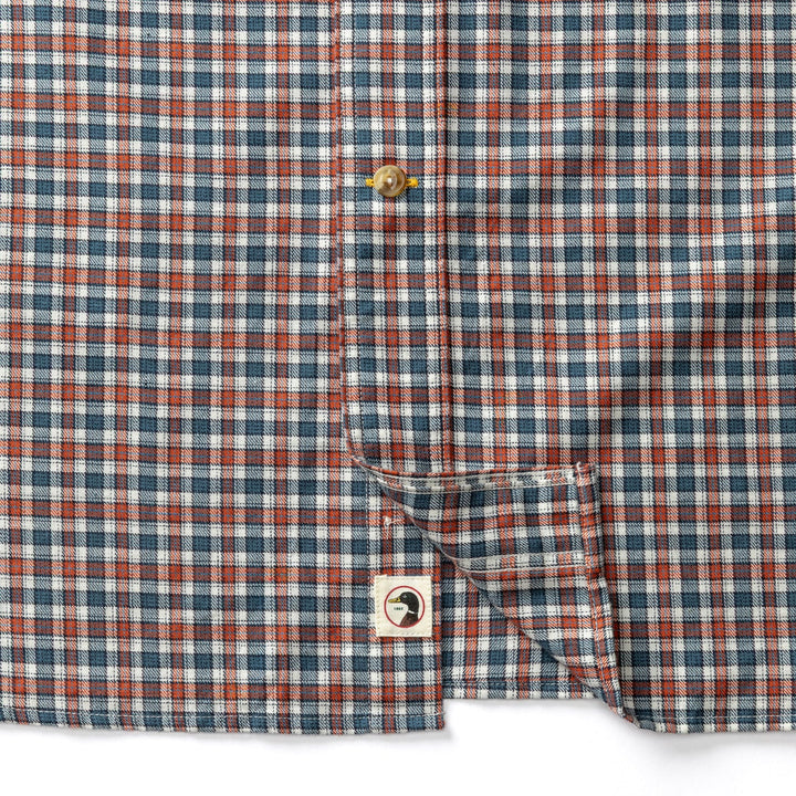 Duck Head Cotton Wool Sport Shirt: Stormy Teal
