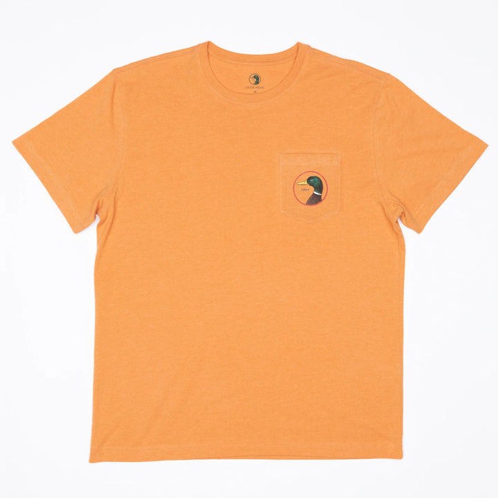 Duck Head Logo Short Sleeve T-shirt: Caramel Heather