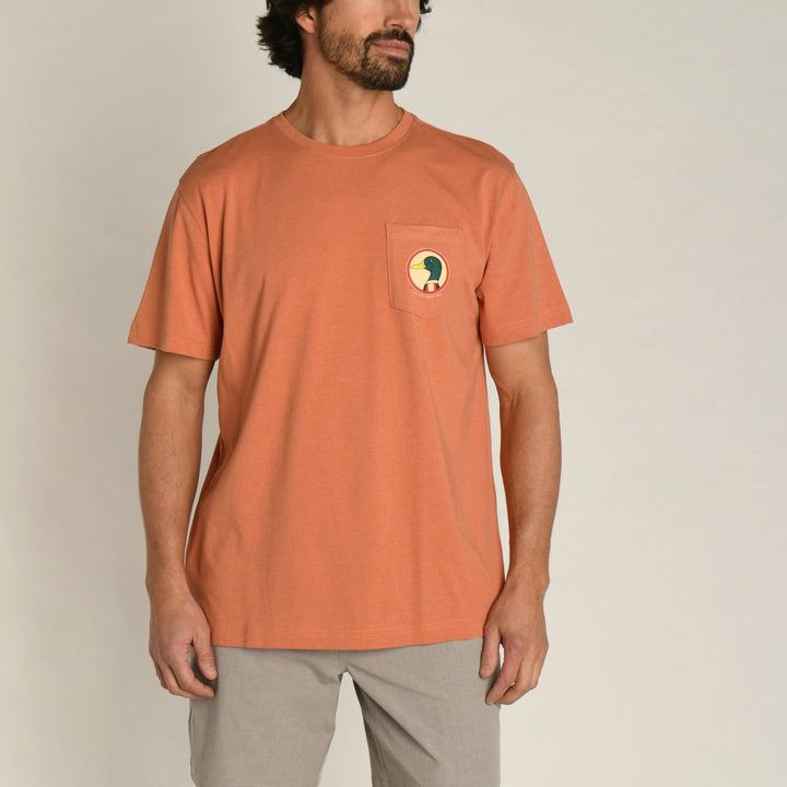 Duck Head True to Our Roots Short Sleeve T-Shirt: Apricot Brandy Heather