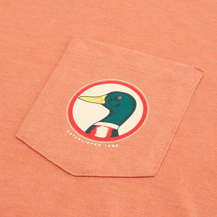 Duck Head True to Our Roots Short Sleeve T-Shirt: Apricot Brandy Heather