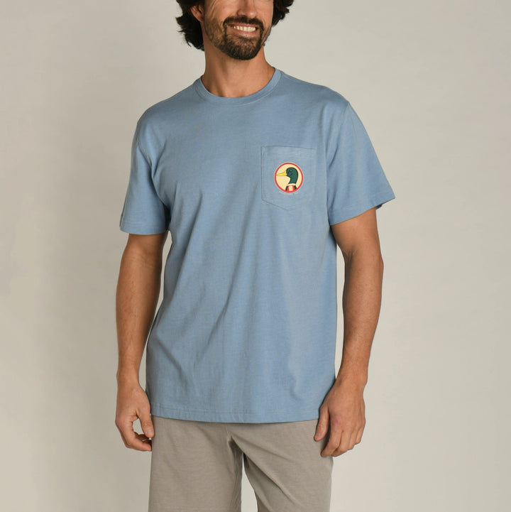 Duck Head True to Our Roots Short Sleeve T-Shirt: Faded Denim Heather