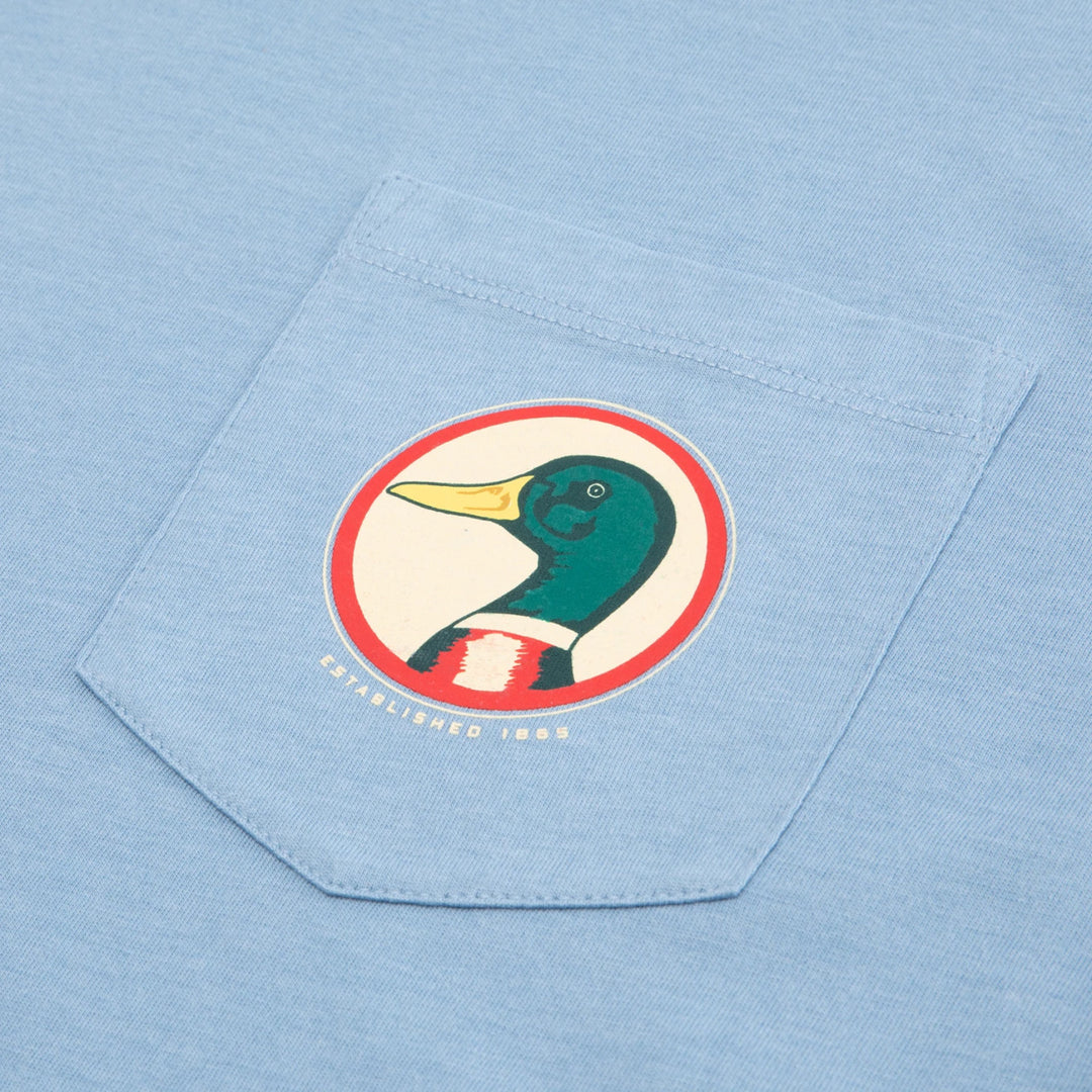 Duck Head True to Our Roots Short Sleeve T-Shirt: Faded Denim Heather