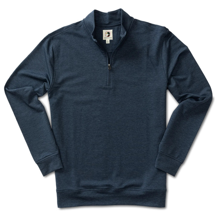 Duck Head Dunmore 1/4 Zip Pullover: Navy