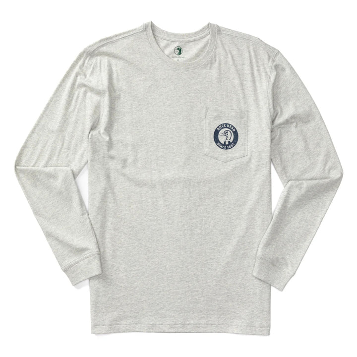 Duck Head Nostalgia Long Sleeve T-shirt: Varsity Grey