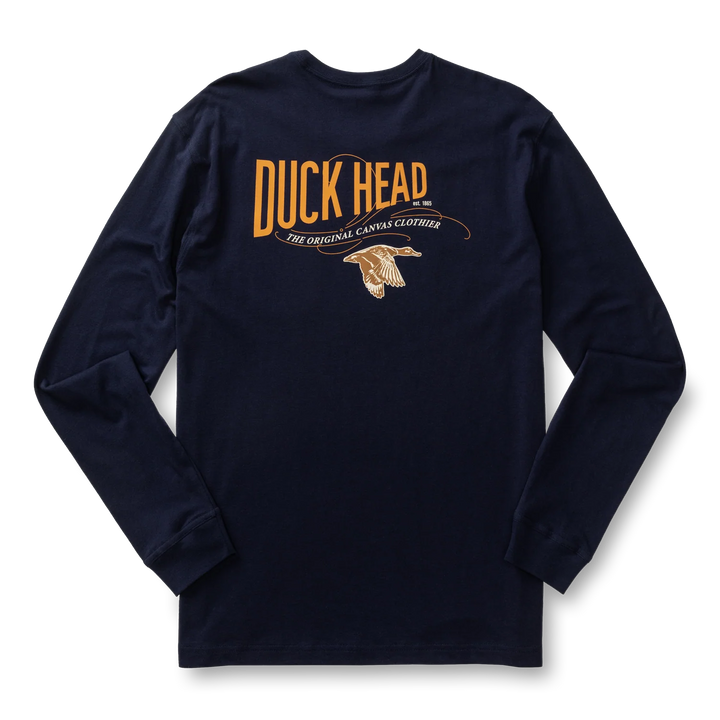 Duck Head The Original Canvas Clothier LS T-Shirt: Maritime Blue