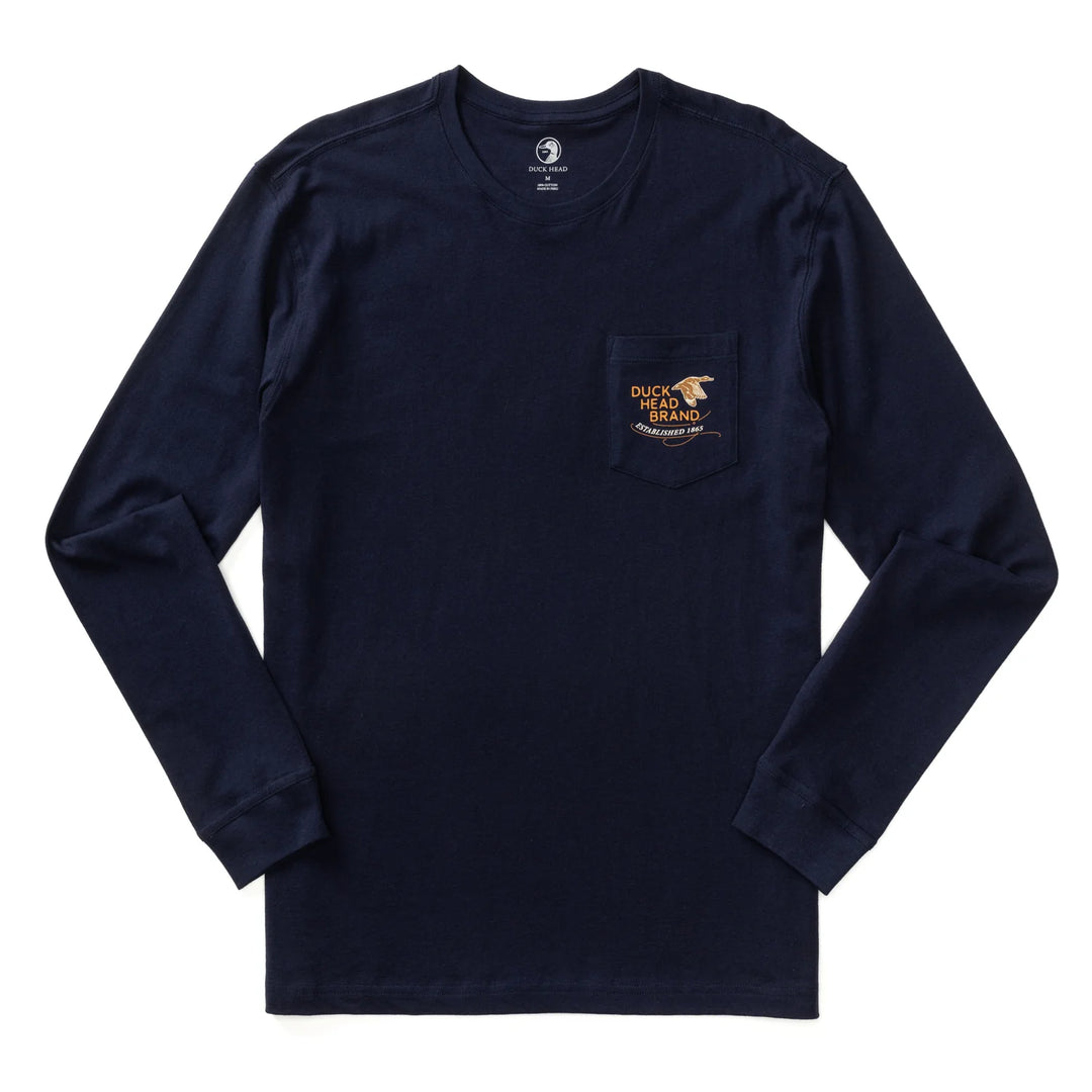 Duck Head The Original Canvas Clothier LS T-Shirt: Maritime Blue