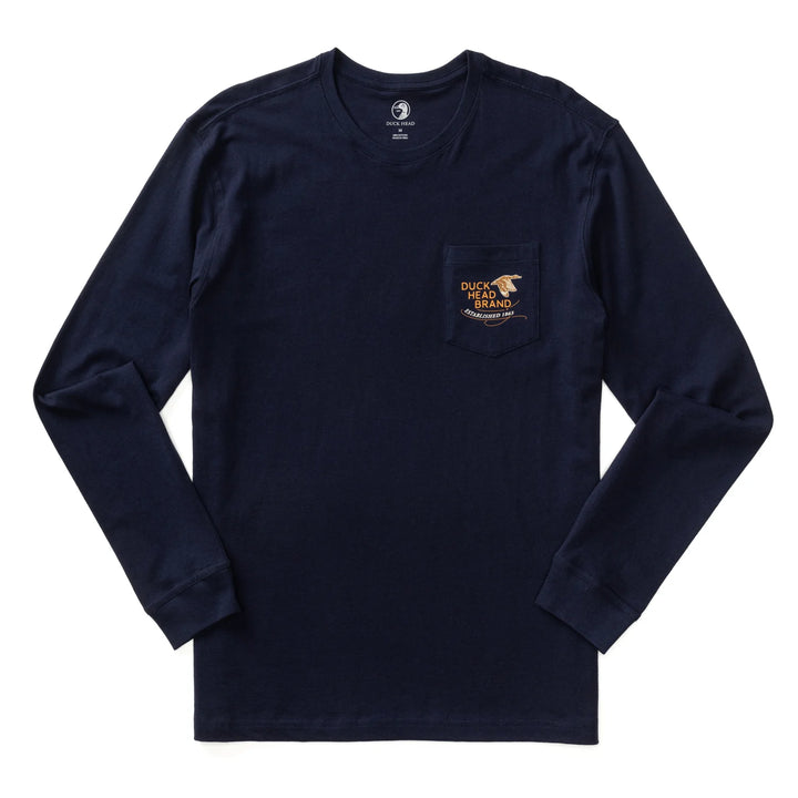 Duck Head The Original Canvas Clothier LS T-Shirt: Maritime Blue