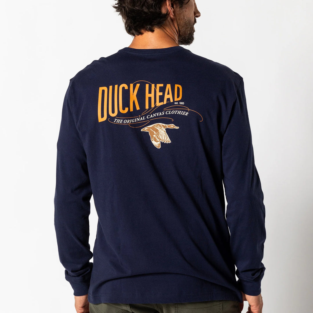 Duck Head The Original Canvas Clothier LS T-Shirt: Maritime Blue