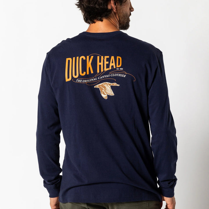 Duck Head The Original Canvas Clothier LS T-Shirt: Maritime Blue