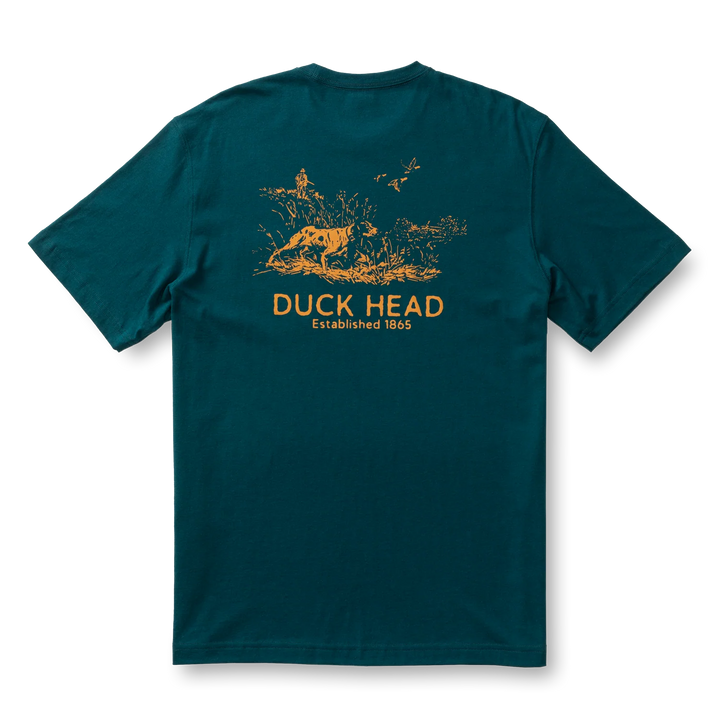 Duck Head Field Tested Short Sleeve T-shirt: Emerald Green