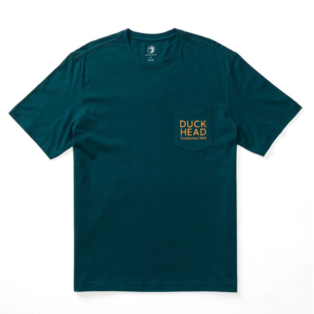 Duck Head Field Tested Short Sleeve T-shirt: Emerald Green
