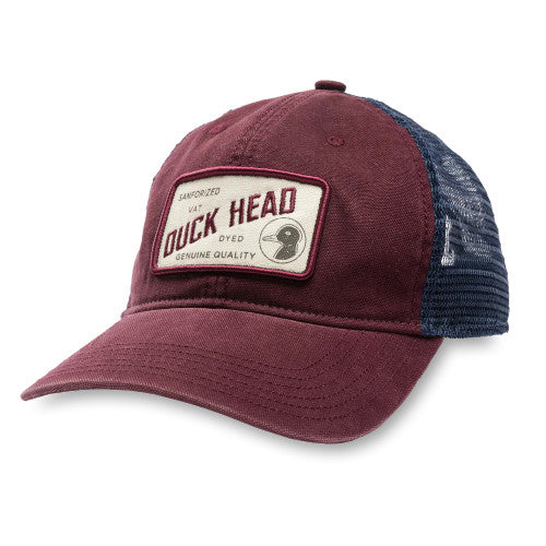 Duckhead Sanforized Patch Trucker Hat: Sable