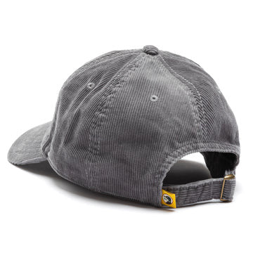 Duckhead Corduroy Patch Hat: Steel Grey