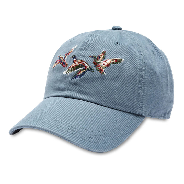 Duck Head Flying Mallard Twill Hat: Vintage Blue