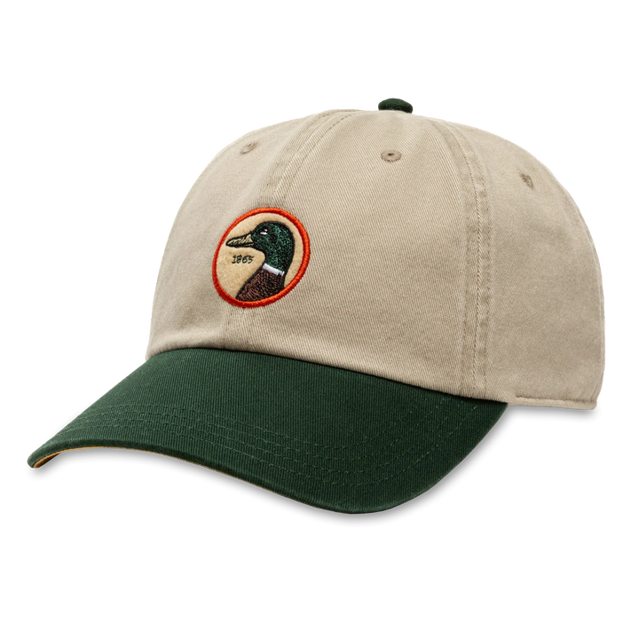 Duck Head Circle Patch Twill Hat: Twill