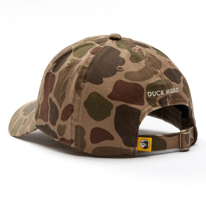 Duck Head Circle Patch Twill Hat: Camo