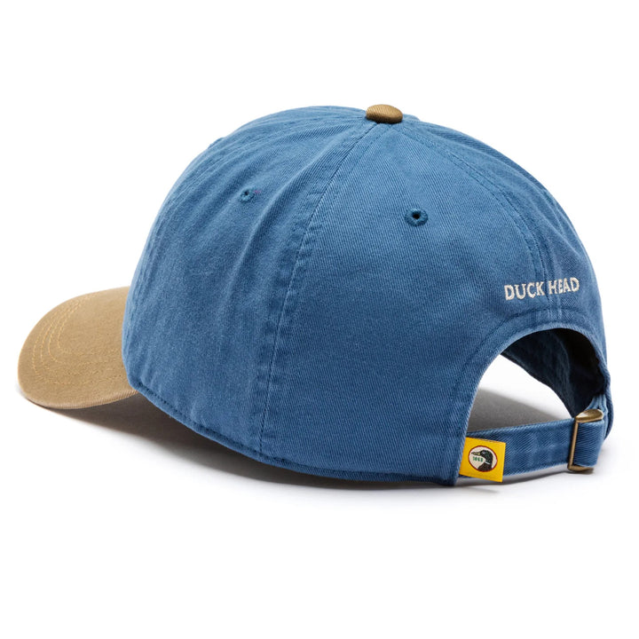 Duck Head Circle Patch Twill Hat: Varsity Blue