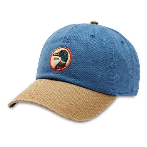 Duck Head Circle Patch Twill Hat: Varsity Blue