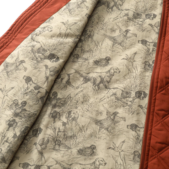 Duck Head Fremont Performance Quilted Vest: Brandy Brown