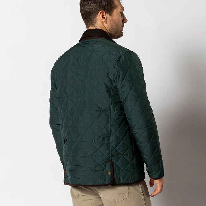 Duck Head Fremont Lodge Performance Quilted Jacket: Spruce Green