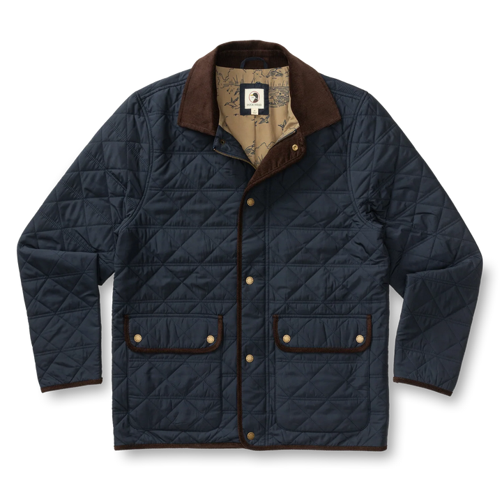 Duck Head Fremont Lodge Performance Quilted Jacket: Navy