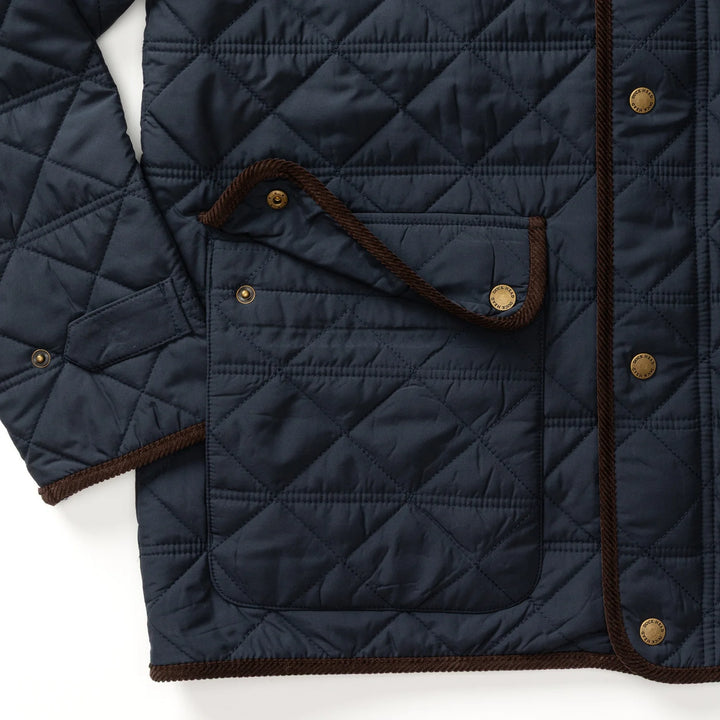 Duck Head Fremont Lodge Performance Quilted Jacket: Navy
