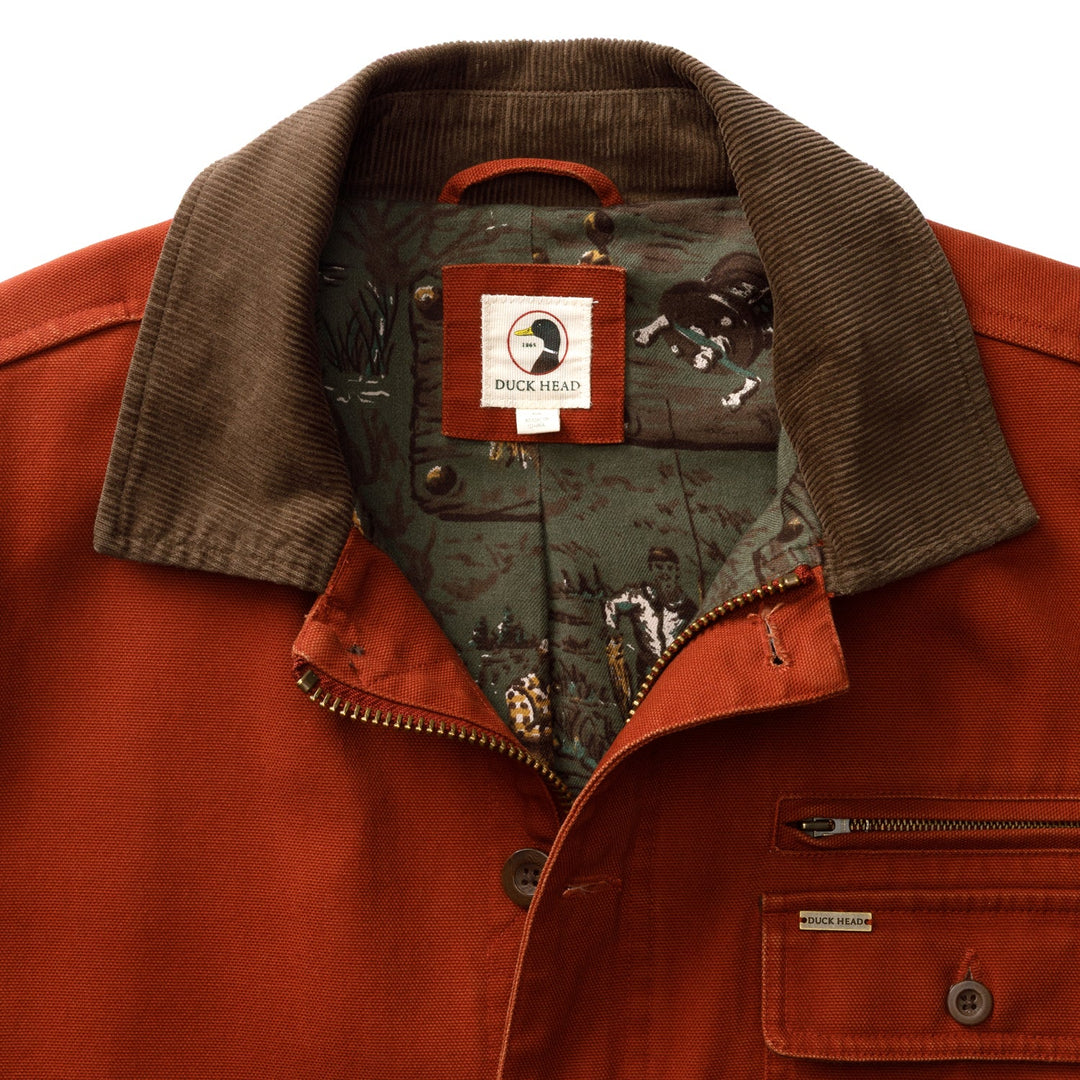 Duck Head Duck Canvas Barn Coat: Brandy Brown