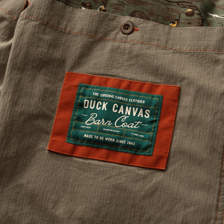 Duck Head Duck Canvas Barn Coat: Brandy Brown