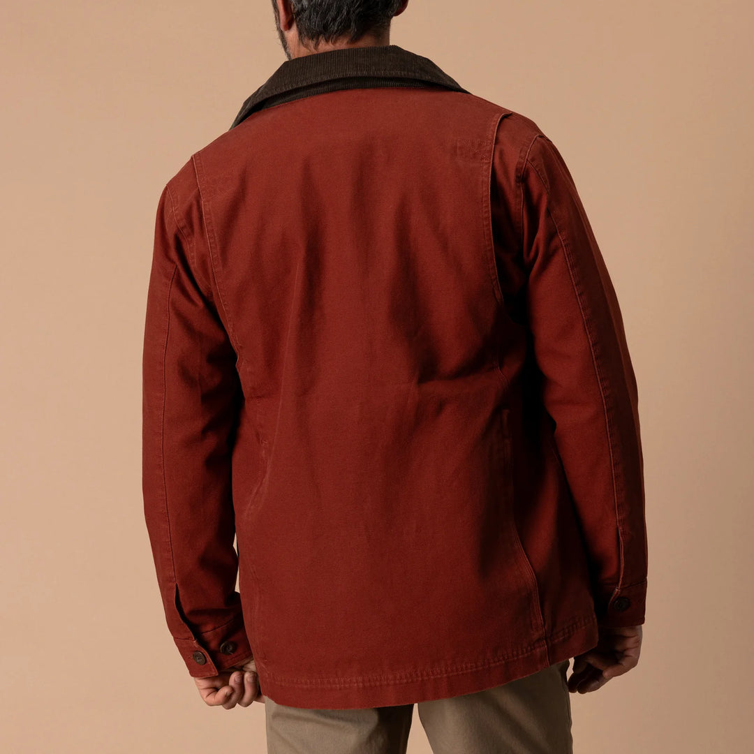 Duck Head Duck Canvas Barn Coat: Brandy Brown