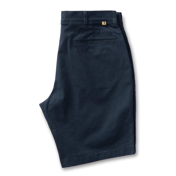 Duckhead 9" Gold School Chino Short: Navy