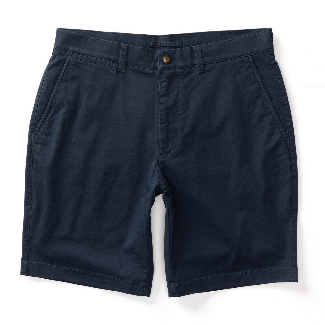Duckhead 9" Gold School Chino Short: Navy