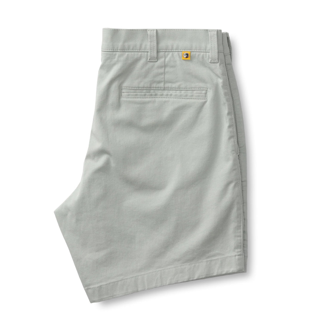 Duckhead 7" Gold School Chino Short: Sandstone Grey