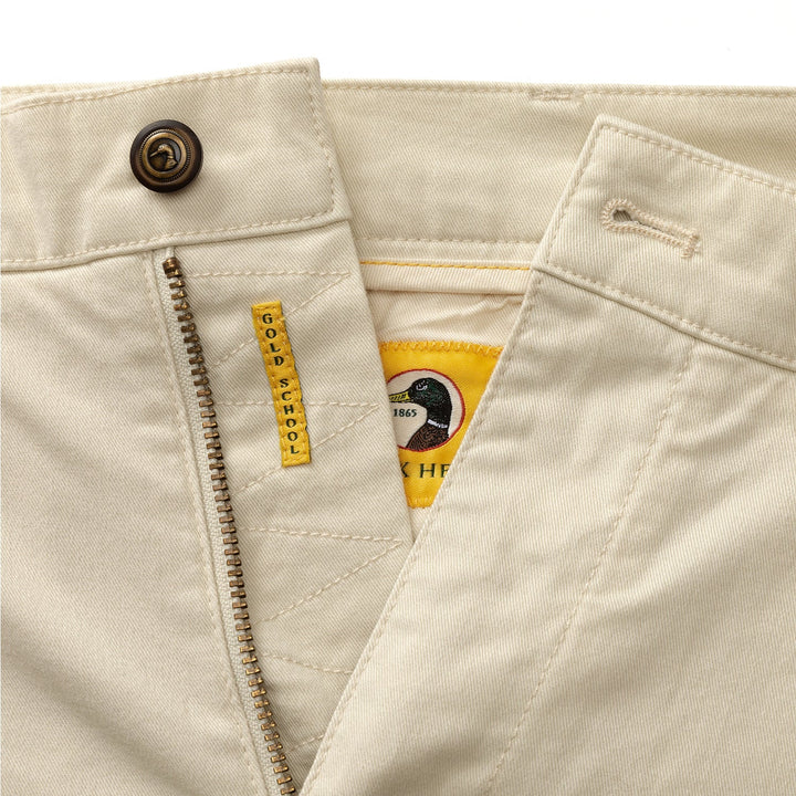 Duckhead 7" Gold School Chino Short: Stone