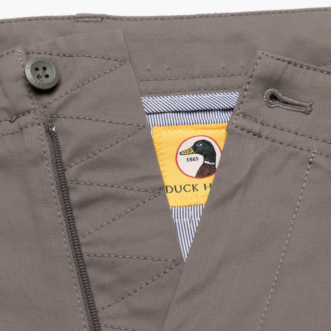 Duck Head 8" Harbor Performance Short - Gunmetal Grey