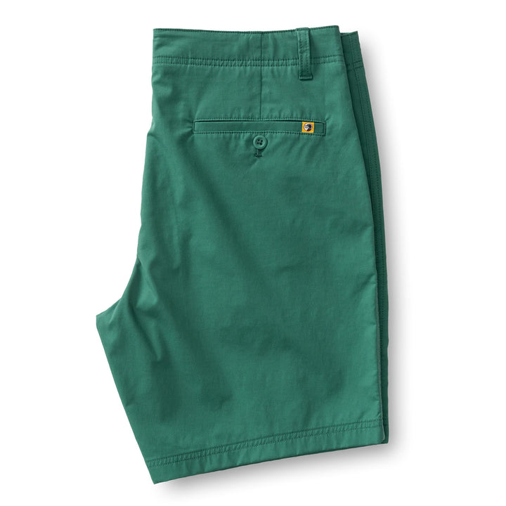 Duck Head 8" Harbor Performance Short: Spruce Green