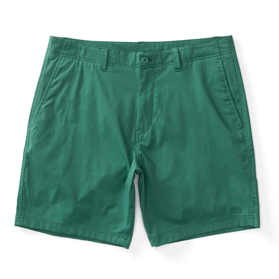 Duck Head 8" Harbor Performance Short: Spruce Green