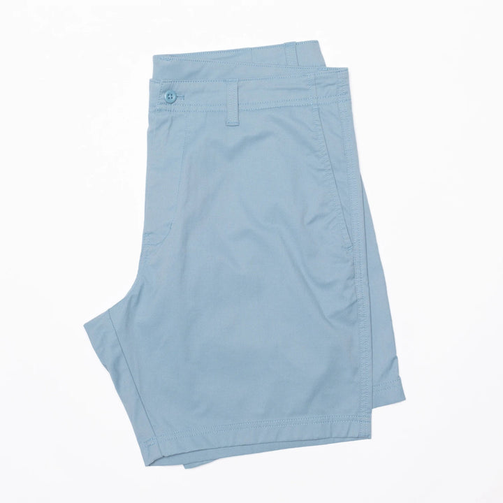 Duckhead Harbor Performance Short: Faded Denim