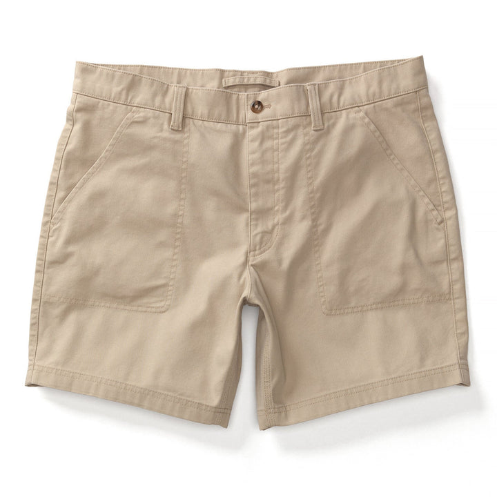 Duckhead 7" Field Canvas Camp Short: Stone