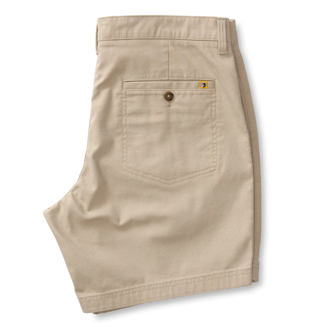 Duckhead 7" Field Canvas Camp Short: Stone